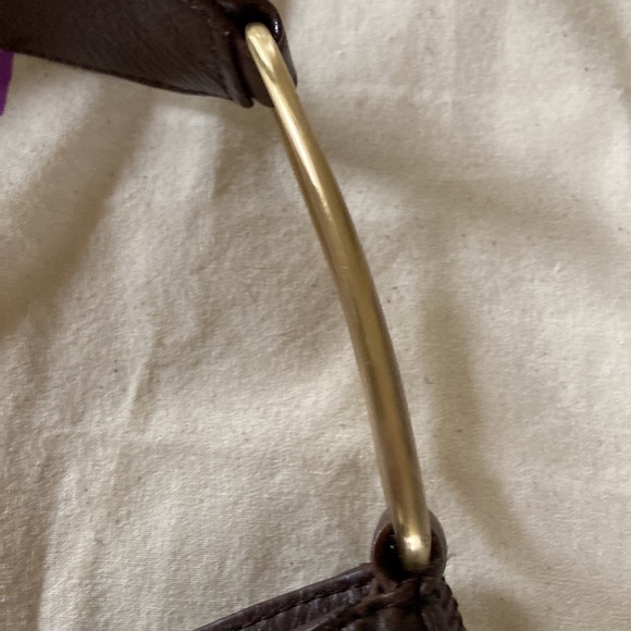 Botkier Leather Gold Horn Shoulder Bag - Picture 8 of 16